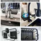 Sink Organizer Rack for Kitchen and Bathroom, Stainless Steel Detachable - Image 5