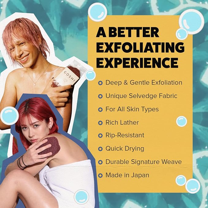 GOSHI Exfoliating Shower Sponge - Image 3