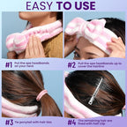 YGDZ Spa Headband, Spa Gifts for Women, Skincare Headband for Washing Face - Image 8