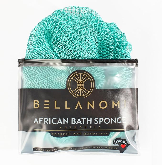 BELLANOMI African Exfoliating Net Sponge, Ethically sourced from Nigeria by Bellanomi