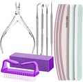 FANDAMEI Manicure and Pedicure Tools Kit, Manicure Kit, Nail Files 100/180 by FANDAMEI