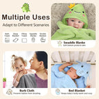 OFUSUY 6 PCS Baby Bath Towels, Baby Bath Towels - Image 2