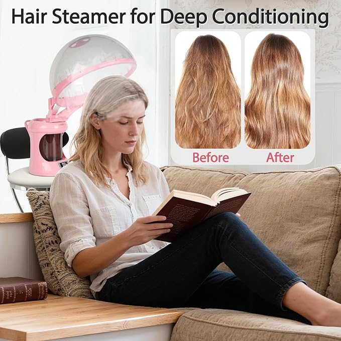 Hair Steamer, 2-in-1 Hair and Facial Steamer - Image 3
