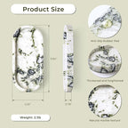 WORHE Natural Marble Vanity Tray Luxury Oval Stone Trays - Image 3