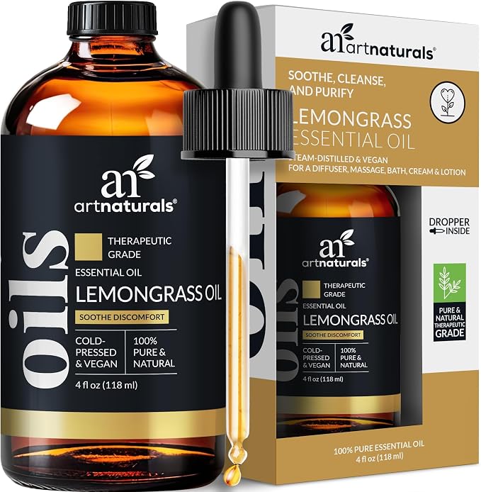 artnaturals Lemongrass Essential Oil- 100% Pure Therapeutic Grade by ArtNaturals