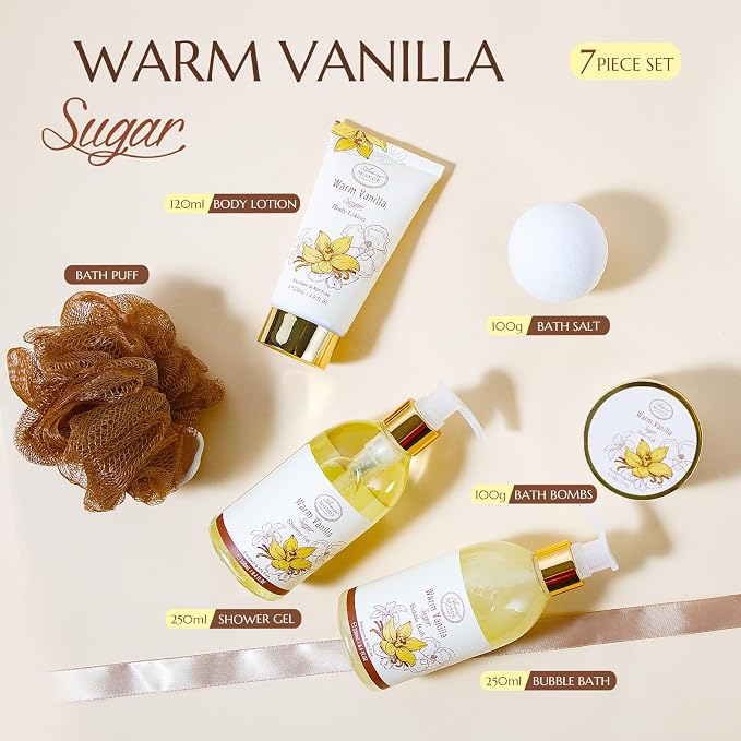 Bath and Body Warm Vanilla Sugar Spa Gifts - Image 3