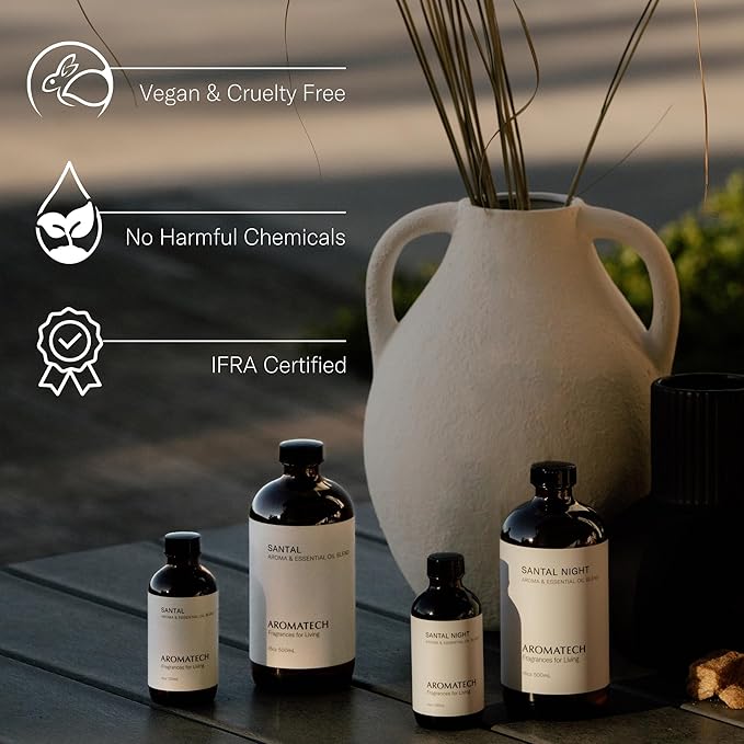 AromaTech Santal Aroma Essential Oil Blend: Luxury Hotel Inspired Aromatherapy - Image 3