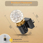 JandCase Night Lights Plug into Wall, Dimmable Night Light Pulg in, Globular - Image 5