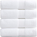 Springtree Home 100% Cotton Bath Towel Set of 4 | Super Soft & Absorbent by SpringtreeHome