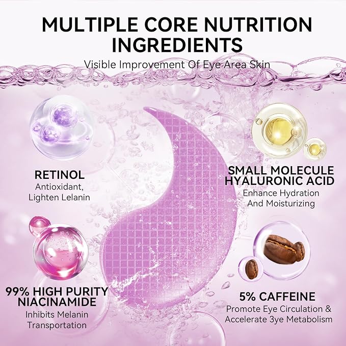 BREYLEE Retinol Eye Mask Under Eye Patches - Image 3