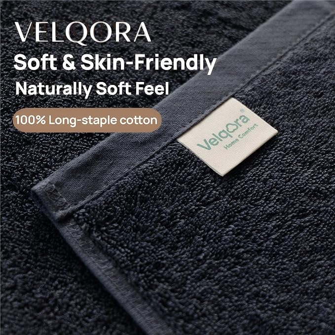 Bath Towels 2 Pack, 30 x 60 Inches, Large 100% Cotton Towels, Comfortable - Image 2