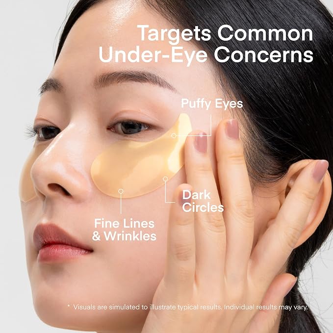 TEREZ & HONOR 24K Gold Retinol Under Eye Patches - Image 3