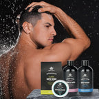 14 Pcs Bath & Body Gift Set for Men, Father's Day Gifts, Beard Grooming - Image 9