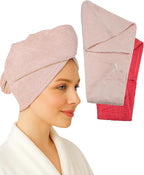 Textila 100% Cotton Hair Wrap Towels by Textila+Stores