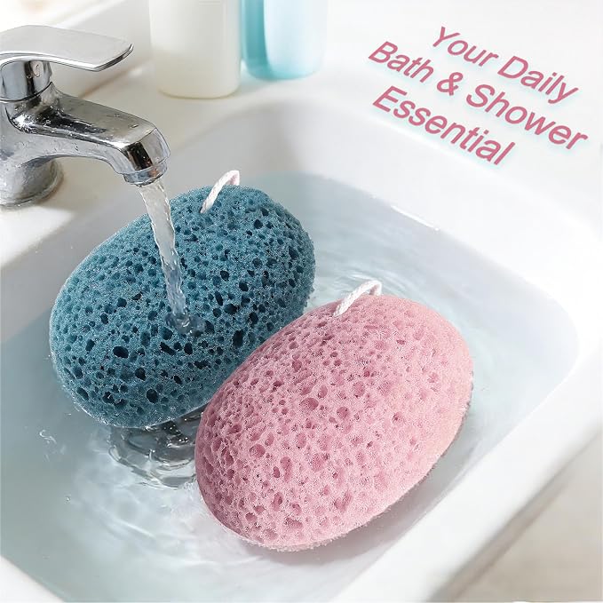 Shower Sponge for Body, Soft Loofah Puff Foam Sponges Gentle Cleansing & - Image 6