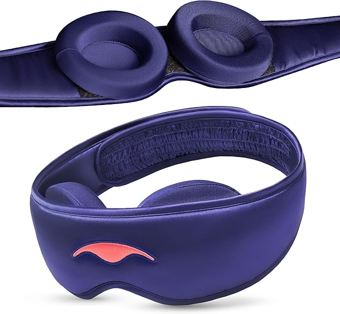 Manta Silk Sleep Mask – Premium 22 Momme Silk Eye Mask, Designed by MantaSleep