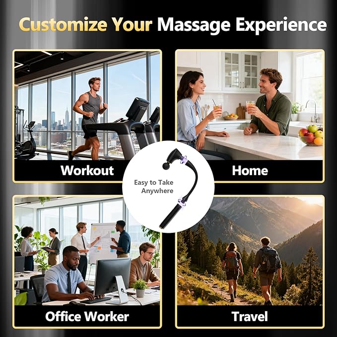 2-in-1 Detachable Percussion Massage Gun - Image 6