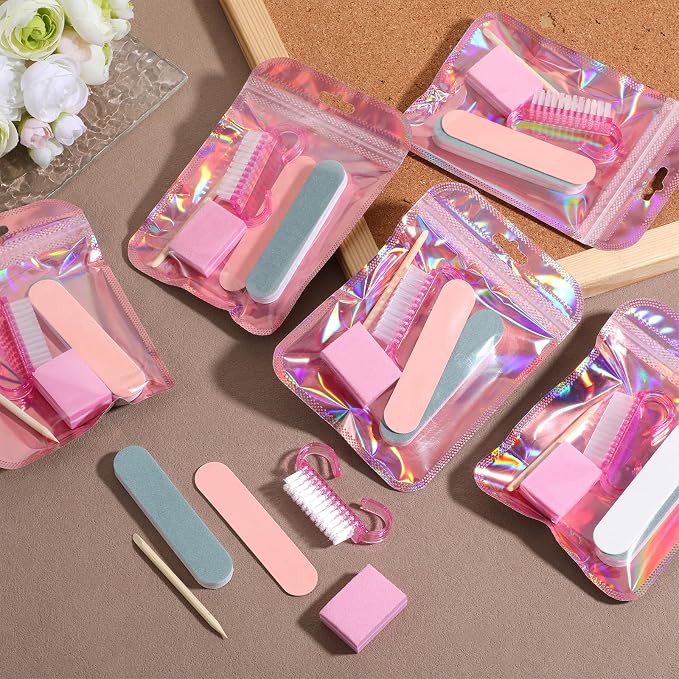 6 Set Disposable Manicure Kit Salon Supplies Press On Nail Tool Kit - Image 5