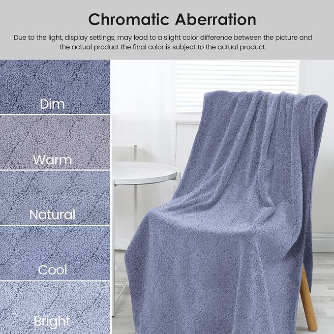 JML Microfiber Bath Towels, Ultra Soft, Super Absorbent, Fast Drying, No Fading - Image 9