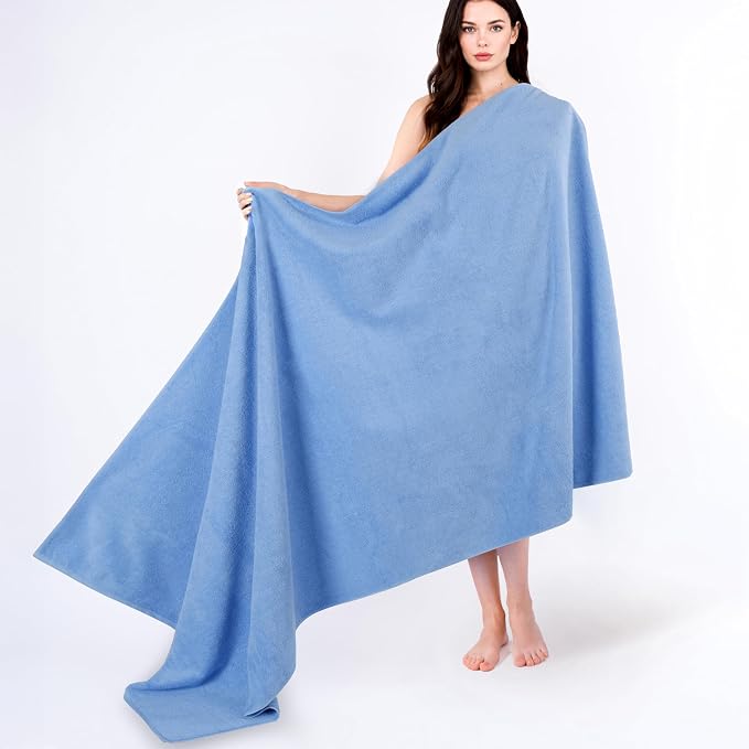 Cotton Paradise, 100% Cotton 40x80 Oversized Bath Sheet, Extra Large Turkish by UNITEDHOMETEXTILE