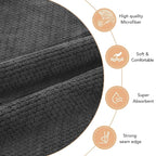 SUNLAND Microfiber Hair Towels Anti Frizz Hair Drying Towel Super Absorbent - Image 3