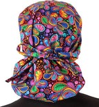 Sparkling EARTH Big Hair Ponytail Classic Surgical Style Scrub Working Cap - Image 2