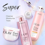 Olay Super Serum Body Wash for Extra Dry Skin, 24hr Long Lasting Hydration - Image 4