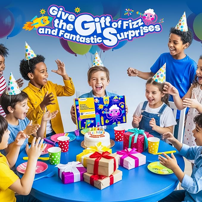 Bath Bombs for Kids with Surprise Inside, 28 Fun Fizzy Shower Bombs with Land & - Image 7