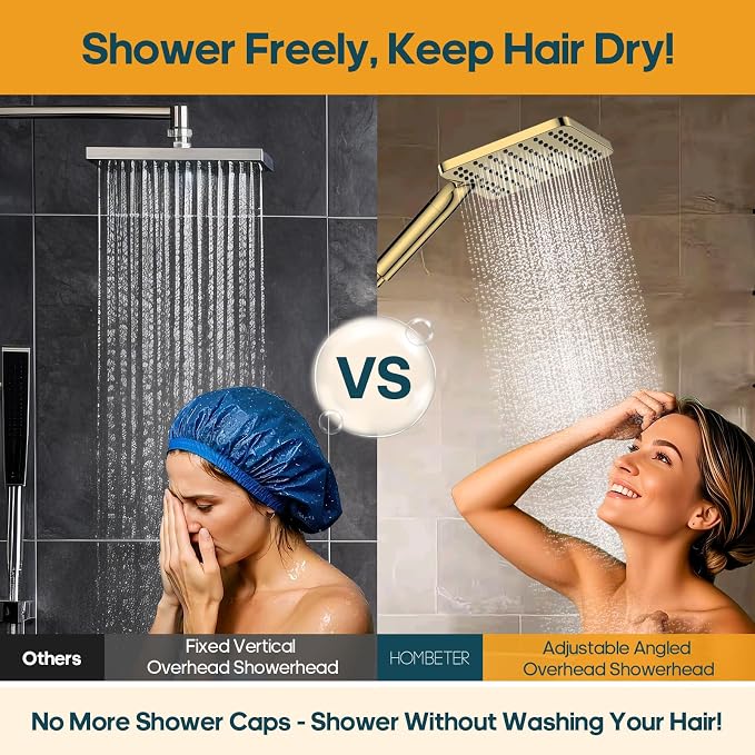 Filtered Shower Head with Handheld Spray Combo High Pressure Rain Shower Head - Image 5