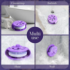 SHARLOVY Purple Shower Steamers Tray, Big Suction Cup Shower Steamer Tablet - Image 9