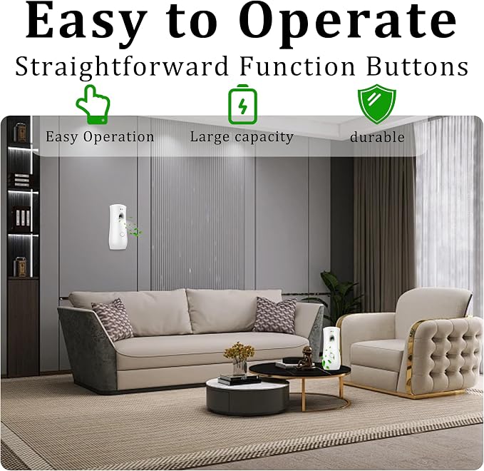Automatic Air Freshener Spray Dispenser, Free Standing or Wall Mounted - Image 3