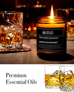 Scented Candles for Men | Whiskey Scented | Wooden Wick, Long Lasting, - Image 6