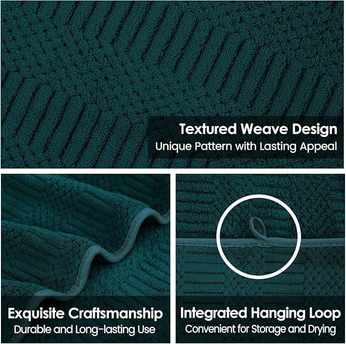 JML Microfier Bath Towels Set of 2, Large Microfier Body Towel - Image 3