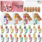 AZEN 120 Sets Bulk Gifts, Hand Cream and Lip Balm Bulk Set by AZEN