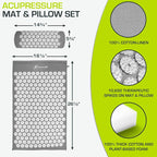 ProsourceFit Acupressure Mat and Pillow Set - Image 2