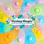 54 Pack Handmade Bath Bombs – 11 Vibrant Colors & 9 Unique Scents, Long-Lasting - Image 3