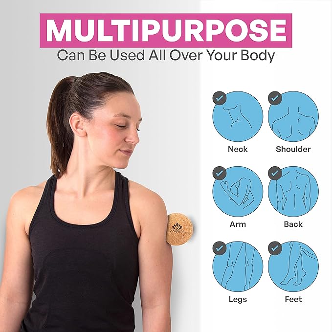 Acupoint Physical Massage Therapy Lacrosse Ball Set Ideal - Image 4