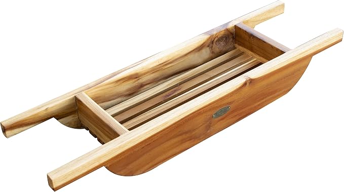EcoDecors, 29 inch, Bath Tray for Tub, Bath Tub Tray Wood, Bathtub Table - Image 2