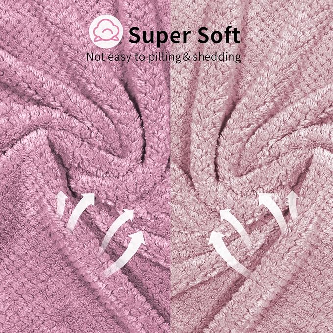 my novel things 2 Pack Extra Large Microfiber Hair Towel, 37.4" x 26.4" Towel - Image 6
