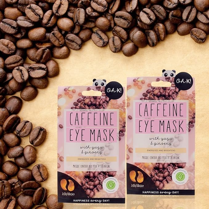 Oh K! Eye Mask - Caffeine - Hydrating Under Eye Patches - Image 5