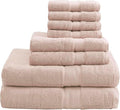 Madison Park 800GSM Bathroom Towel Set of 8 100% Cotton Bath Towel Set by MADISONPARK