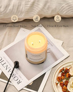 M&SENSE Gardenia Jasmine Scented Candle, 110 Hours Slow Burning Clean Non Toxic - Image 5