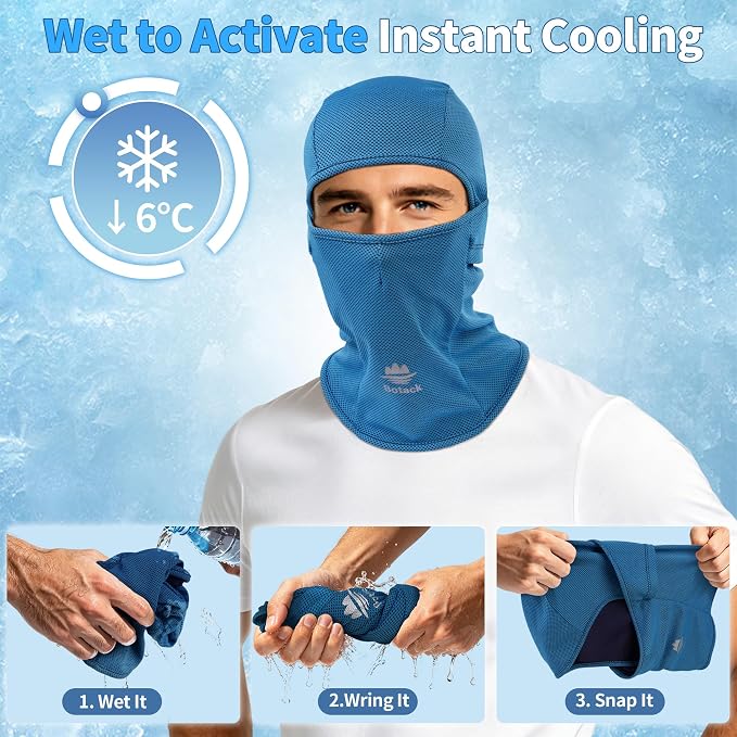 Balaclava Face Mask Sun UV Protection Breathable Full Head Mask - Image 2