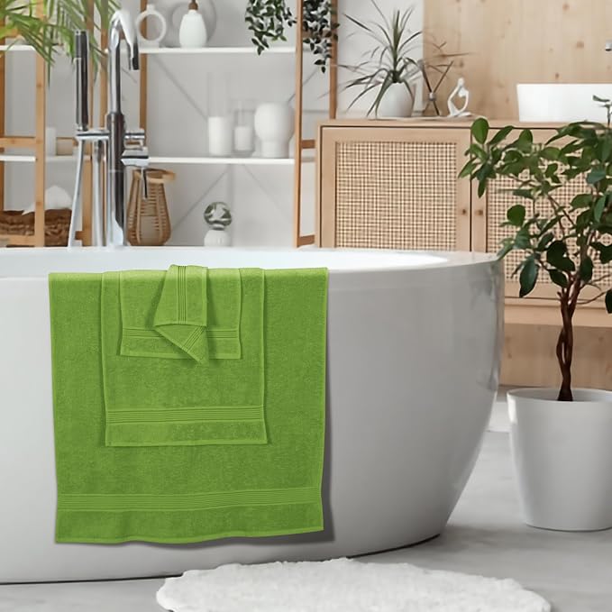 Elvana Home Ultra Soft 6 Pack Cotton Towel Set, Contains 2 Bath Towels 28x55 - Image 5