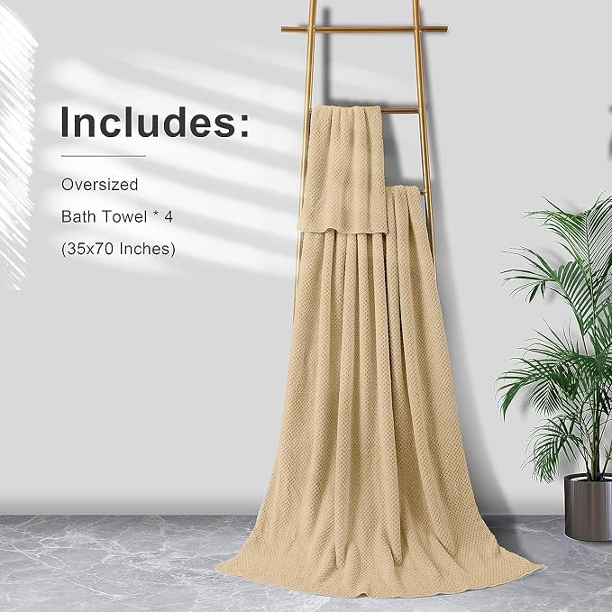 Extra Large Bath Towel Sheet Set 35x70 Inches - Image 6