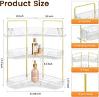 Corner Bathroom Counter Organizer 3-Tier Bathroom Organizer Countertop - Image 2