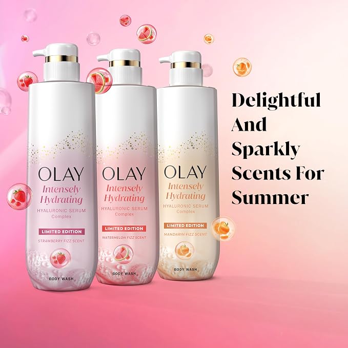 Olay Body Wash for Women, Intensely Hydrating, Pro-Hyaluronic Acid Serum Complex - Image 8