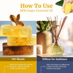 SVA Ginger Essential Oil – 1 Fl Oz – 100% Natural Ginger Oil - Image 6