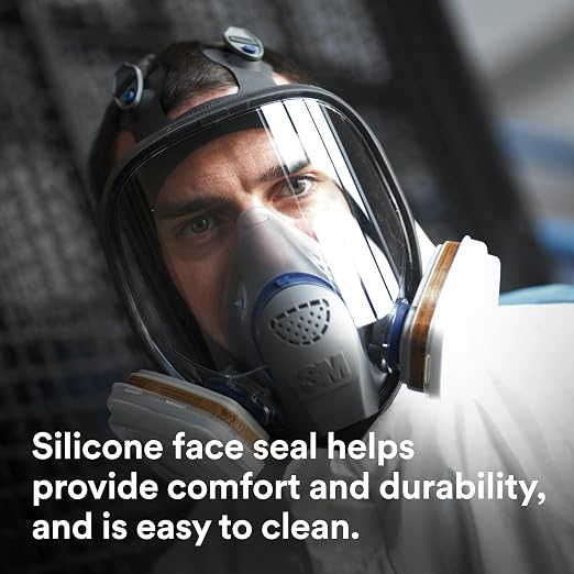 3M Ultimate FX Full Facepiece Reusable Respirator, Six-Strap Harness - Image 7