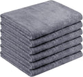 JML Bath Towels Set of 6, Oversized Large Microfiber Bath Towels by JML